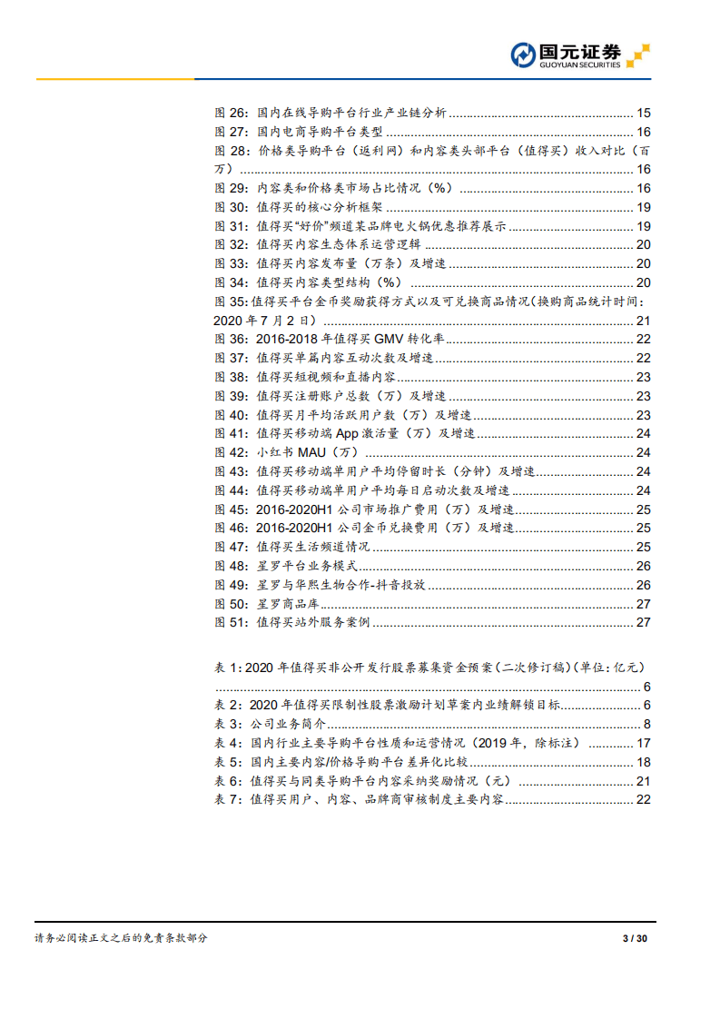 值得买-公司首次覆盖报告：电商导购龙头，扩充内容形式、拓品类、发展站外流量-20200909.pdf 第3页