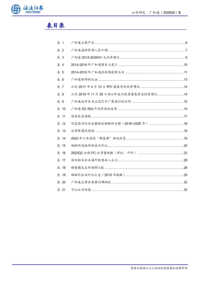 广和通-公司研究报告：领航 5G 时代的无线通信模组龙头-20200929.pdf 第5页