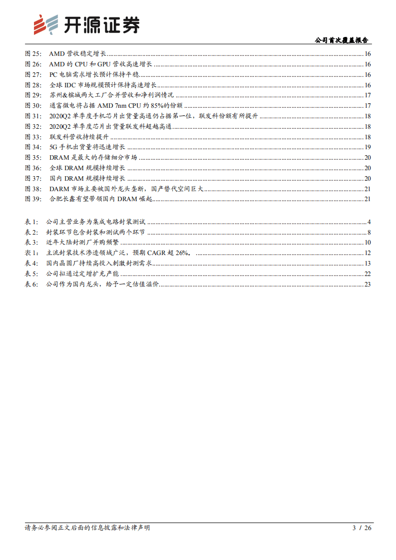 通富微电-公司首次覆盖报告：国内半导体封测巨头，受益优质客户及行业景气-20201024.pdf 第3页