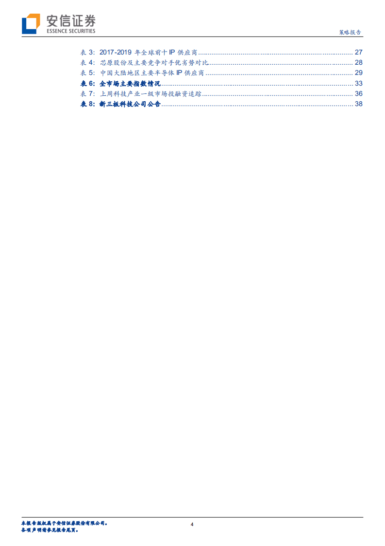 芯原股份-全市场科技产业策略报告第七十七期：芯原股份登陆科创板，半导体IP产业链相关问题深度探讨-20200823.pdf 第4页