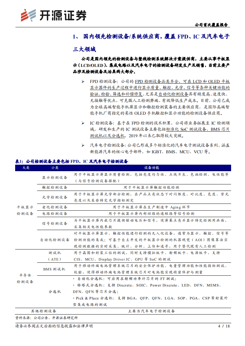 华兴源创-公司首次覆盖报告：受益消费电子升级换代，业务多点开花-20200929.pdf 第4页