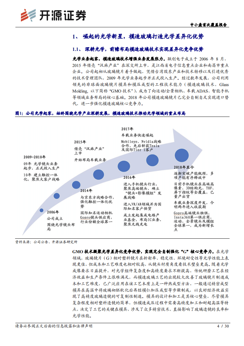 联创电子-中小盘首次覆盖报告：模造玻璃迎来高光时刻，光学新势力崛起-20201028.pdf 第4页
