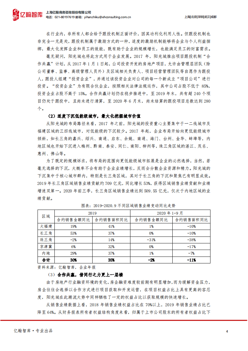 阳光城-要现金流还是利润？阳光城如何权衡？-20201104.pdf 第4页