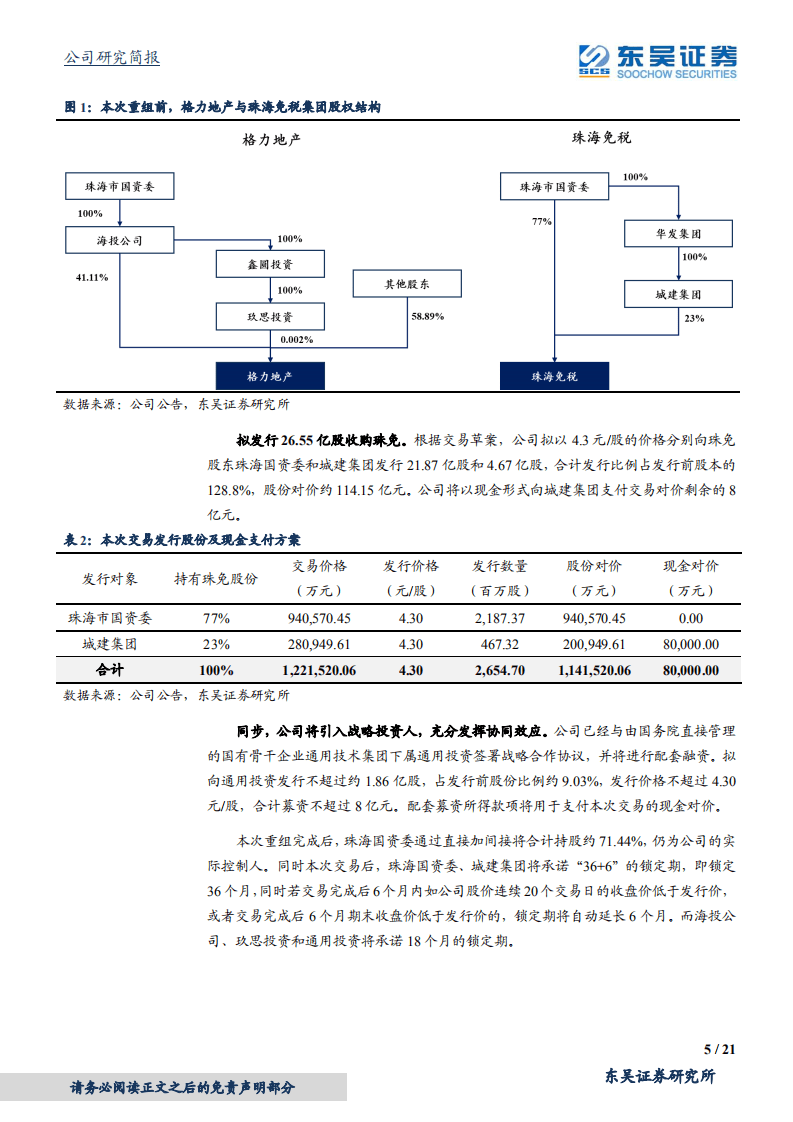 格力地产-地产逆势丰收，珠免收购草案出炉，强强联合打造免税&ldquo;新&rdquo;势力-20201104.pdf 第5页
