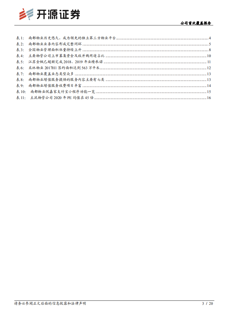 南都物业-公司首次覆盖报告：规模成长，科技赋能，第三方均好物管龙头持续发力-20200806.pdf 第3页