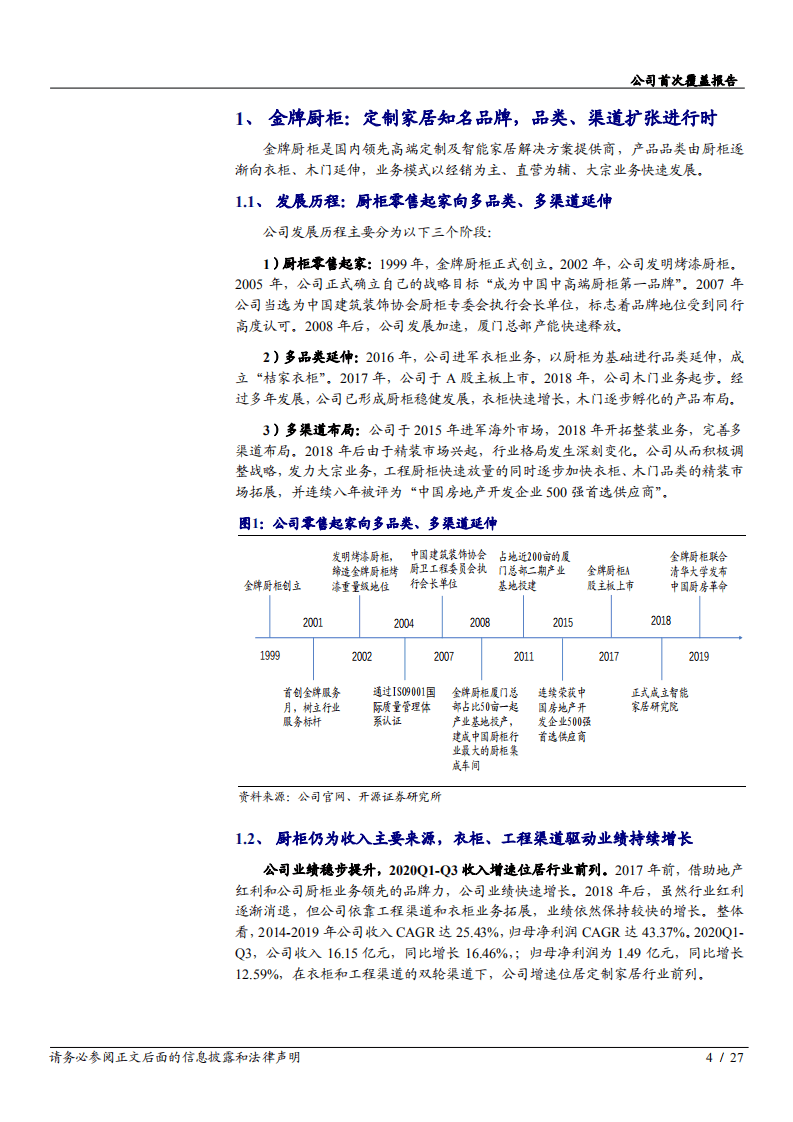 2020年金牌厨柜家居产品市场持续布局企业深度研究报告.pdf 第3页