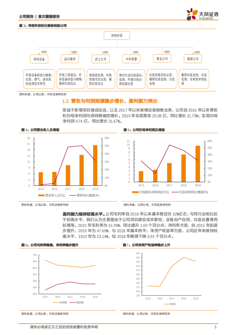 伟明环保-首次覆盖报告：垃圾焚烧行业优秀运营商，掌握设备+运营全产业链-20200819.pdf 第5页