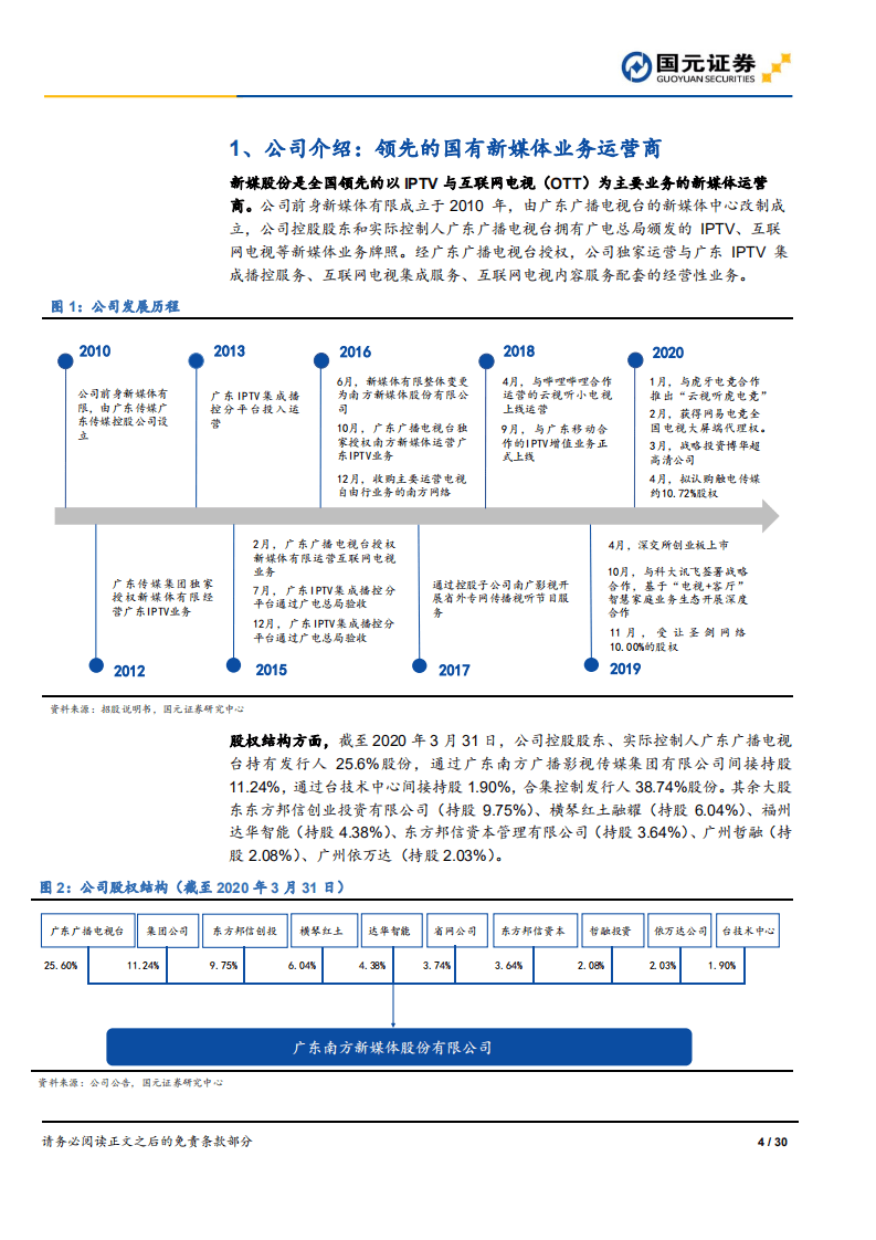 新媒股份--首次覆盖报告：优质国有新媒体运营商，高成长高壁垒，尽享大屏发展红利-20200823.pdf 第4页
