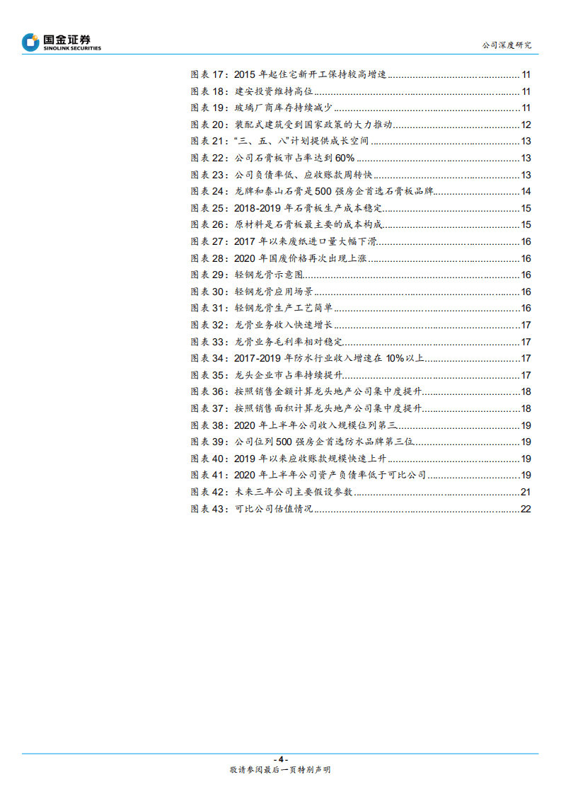北新建材-发展战略指引方向，石膏板龙头再启航-20201109.pdf 第4页