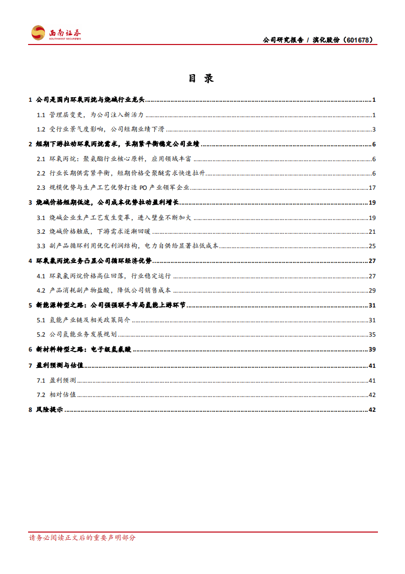 滨化股份-环氧丙烷行业龙头的转型升级之路-20200908.pdf 第2页