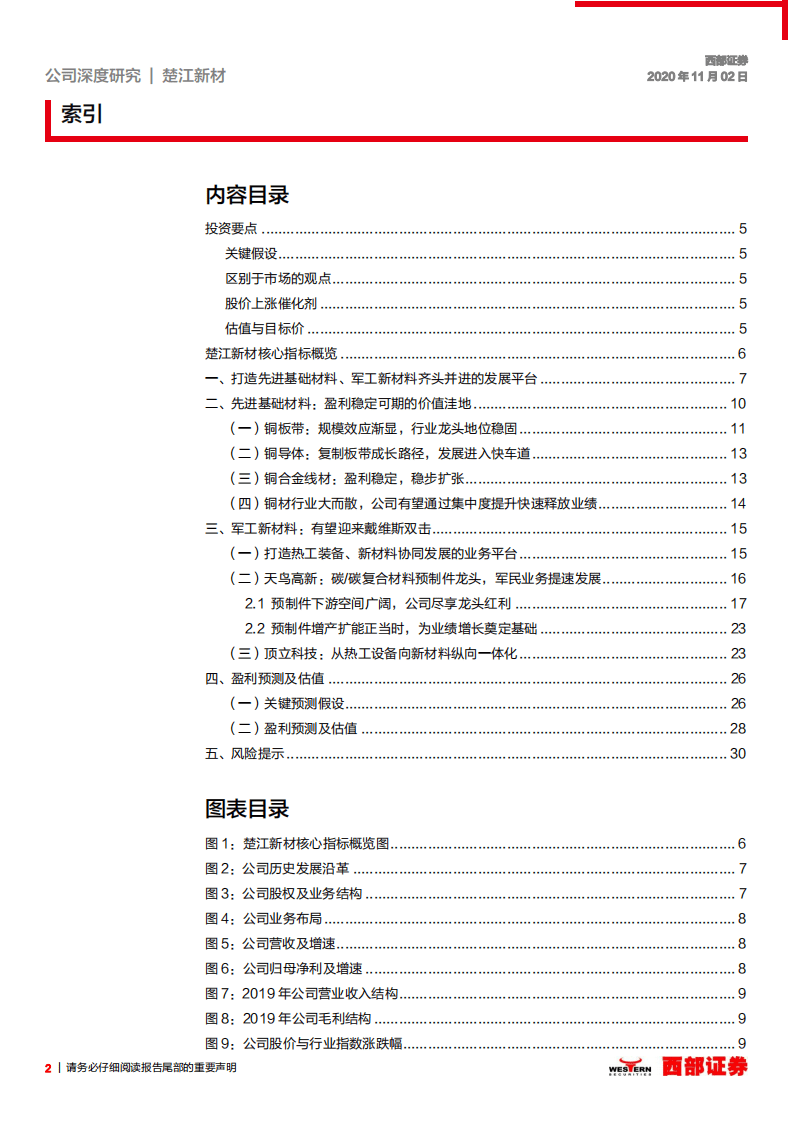楚江新材-首次覆盖：价值洼地，有望迎来戴维斯双击-20201102.pdf 第2页