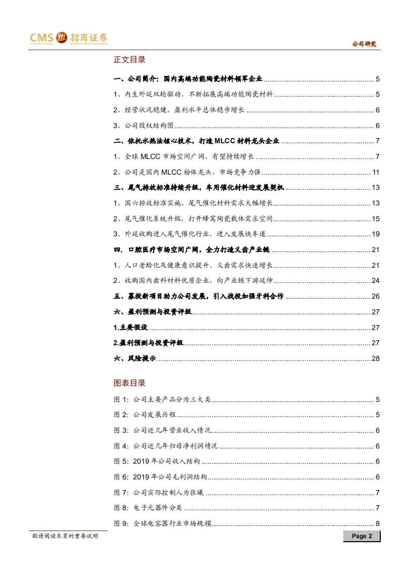 国瓷材料--高端功能陶瓷材料领军者，多点开花全新起航-20201013.pdf 第2页