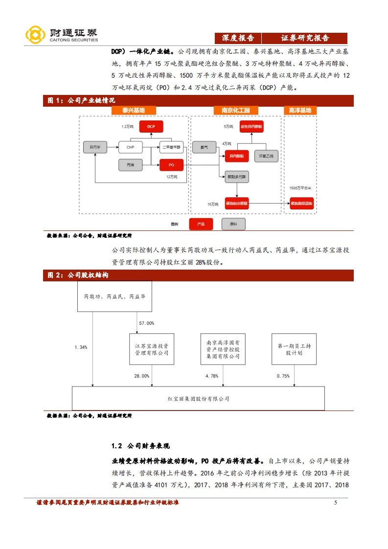 红宝丽-三大主业均有亮点，PO一体化龙头蓄势待发-20200914.pdf 第5页