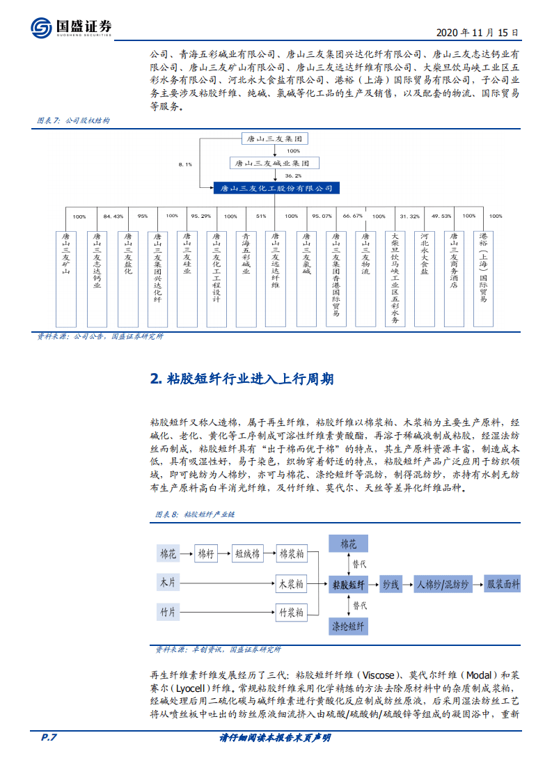三友化工-粘胶短纤进入上行周期，未来盈利弹性大-20201115.pdf 第7页