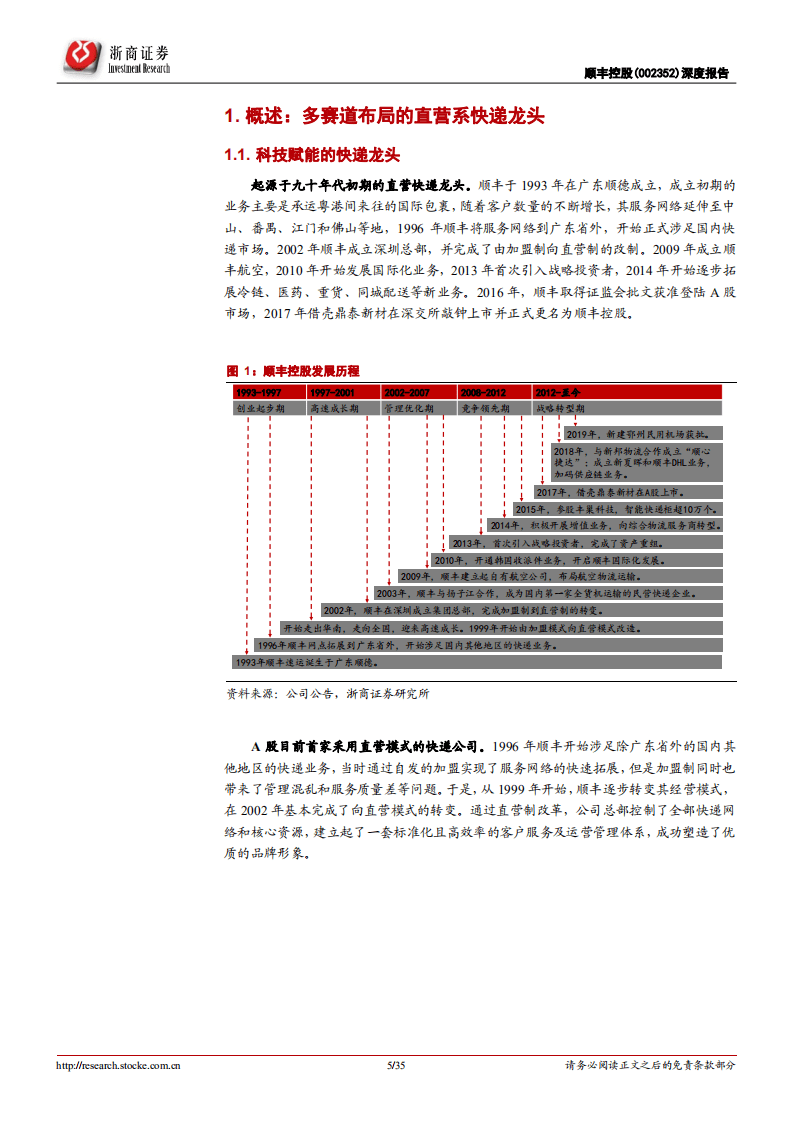 顺丰控股--深度报告：时效业务壁垒高筑，新拓业务空间广阔-20200816.pdf 第5页