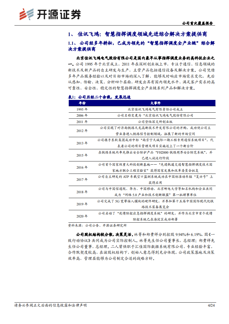 佳讯飞鸿-公司首次覆盖报告：5G专网蓄势待发，铁路系统有望优先发力-20200824.pdf 第4页