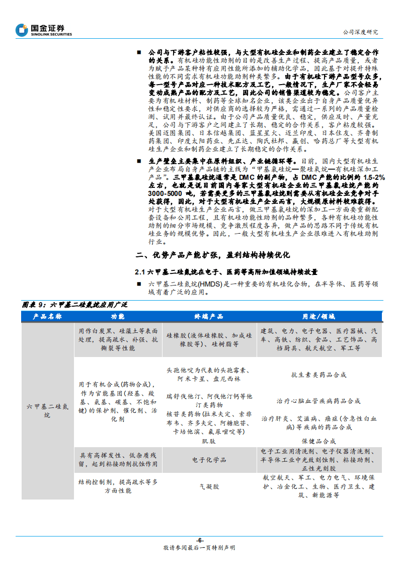 新亚强-有机硅助剂细分龙头，延伸高端有机硅产品-20201025.pdf 第6页