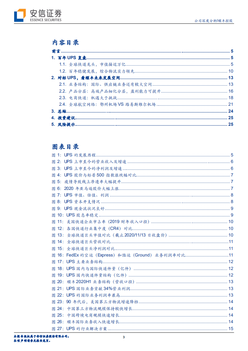 顺丰控股-以UPS为锚，看顺丰长期价值-20201115.pdf 第3页