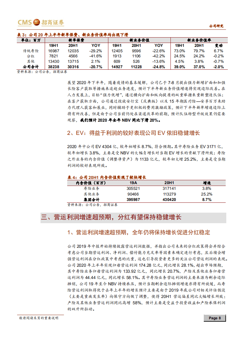 中国太保-营运利润高增长，短期压制因素即将消除-20200830.pdf 第8页