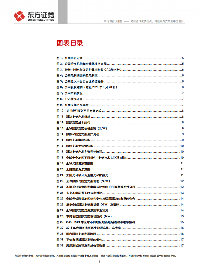 中信博-站在全球化的拐点，打造跟踪支架的中国名片-20200923.pdf 第3页