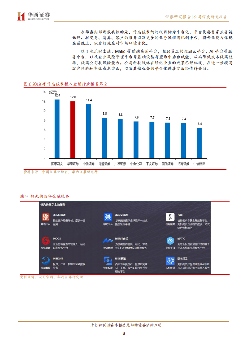 华泰证券-财富管理与机构服务双轮驱动，平台化战略行业领先-20200913.pdf 第8页