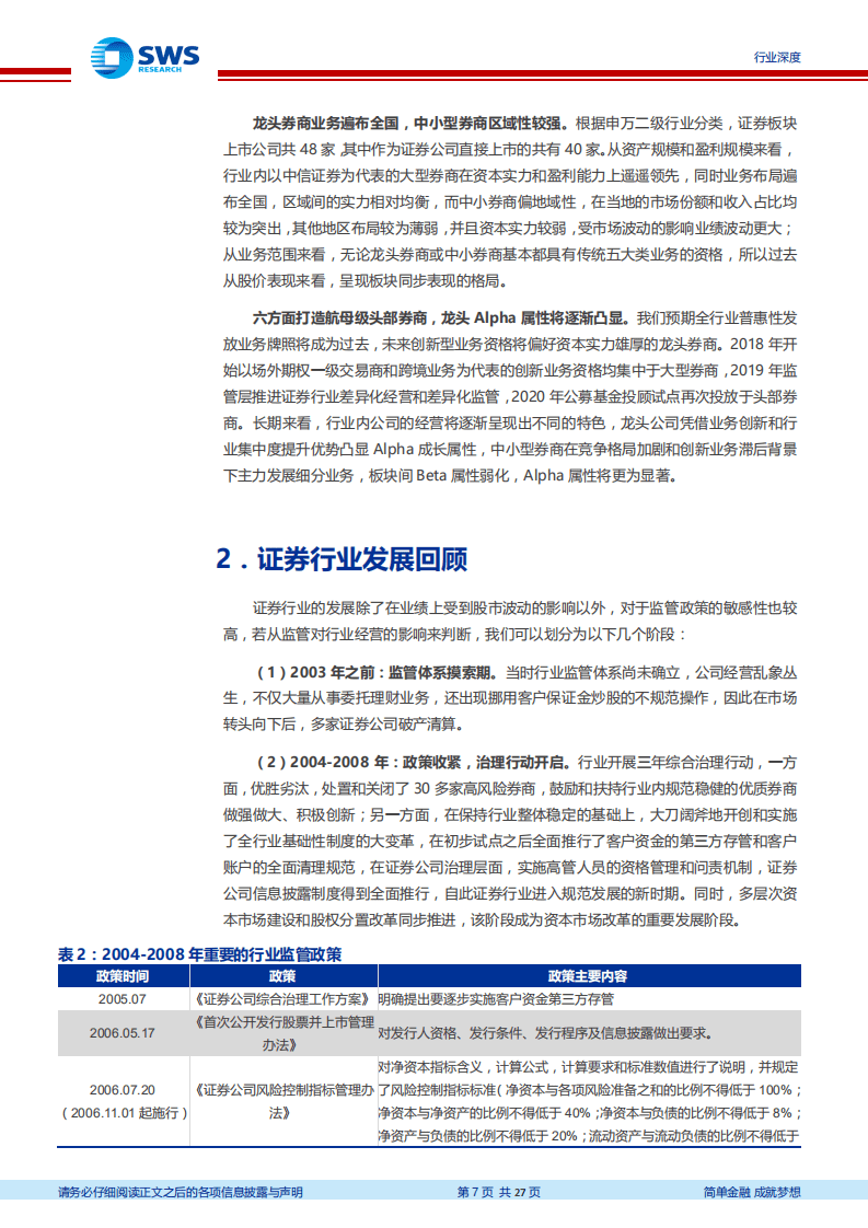 申万宏源-证券行业复盘：改革政策驱动龙头券商Alpha属性-20200930.pdf 第7页