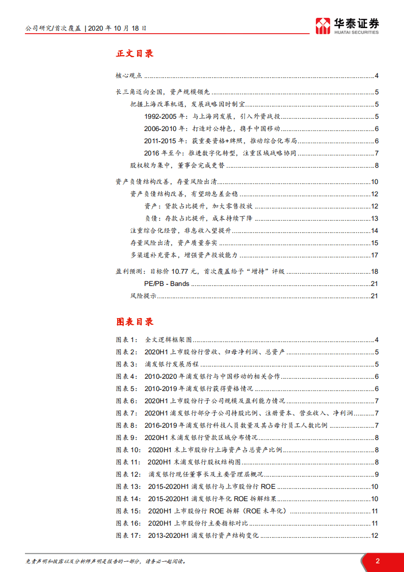 浦发银行-综合布局引领，数字转型先行-20201018.pdf 第2页