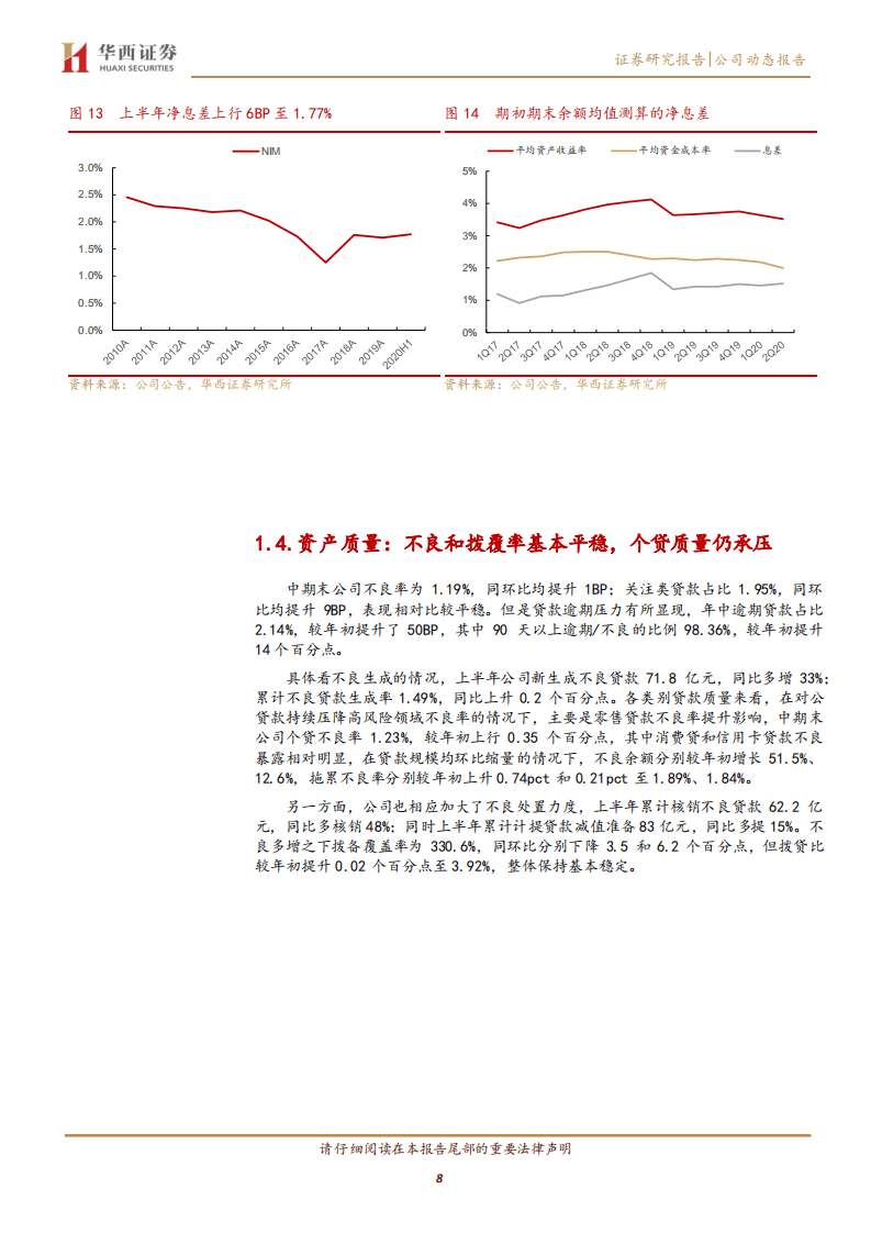 上海银行-量价齐升业绩修复，资产质量小幅承压-20200823.pdf 第8页