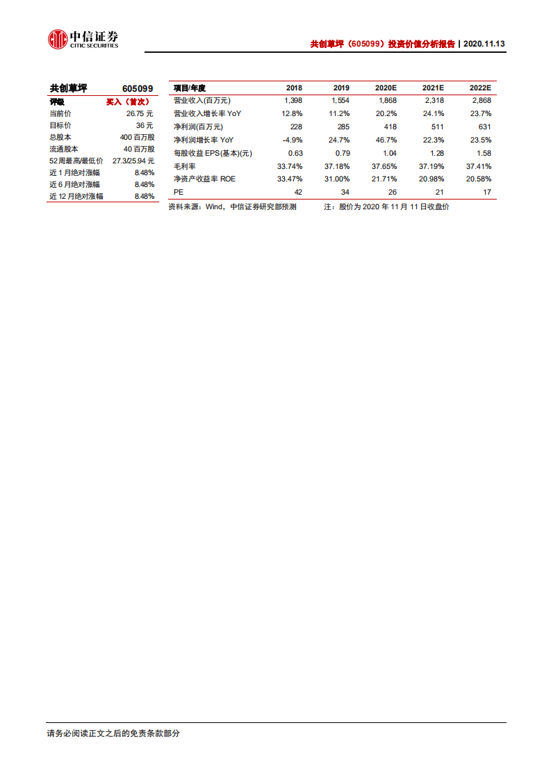 共创草坪-投资价值分析报告：竞争优势突出，成长确定性强-20201113.pdf 第2页