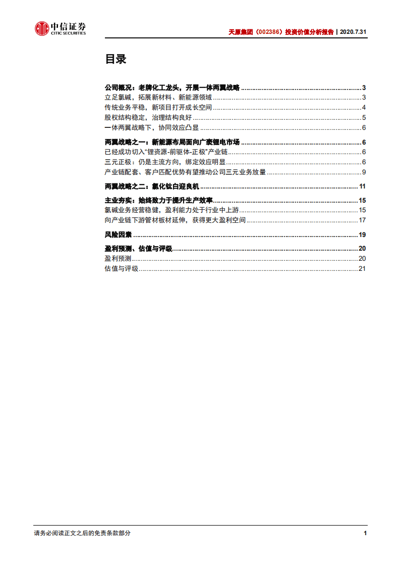 天原集团-投资价值分析报告：两翼齐飞，成长性逐步显现-20200731.pdf 第2页