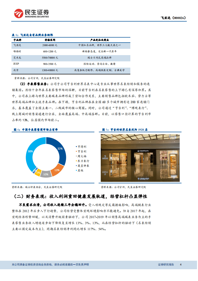 飞亚达-深度报告：消费回流+内生增长，腕表龙头业绩弹性巨大-20200904.pdf 第4页