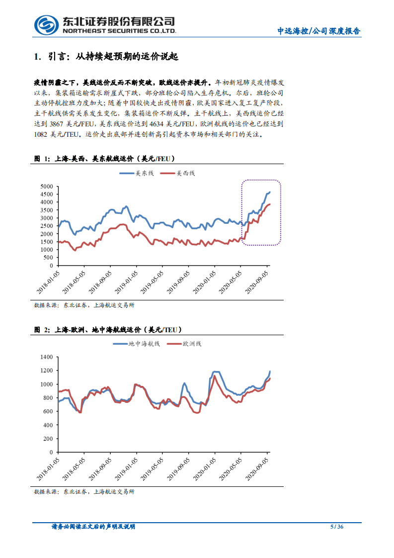 中远海控-集运进入&ldquo;正经济利润&rdquo;时代，公司将充分受益-20200930.pdf 第5页
