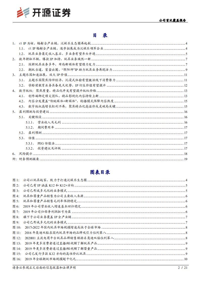 奥飞娱乐-公司首次覆盖报告：IP赋能多业态复苏反转，泛娱乐生态圈再起航-20200905.pdf 第2页