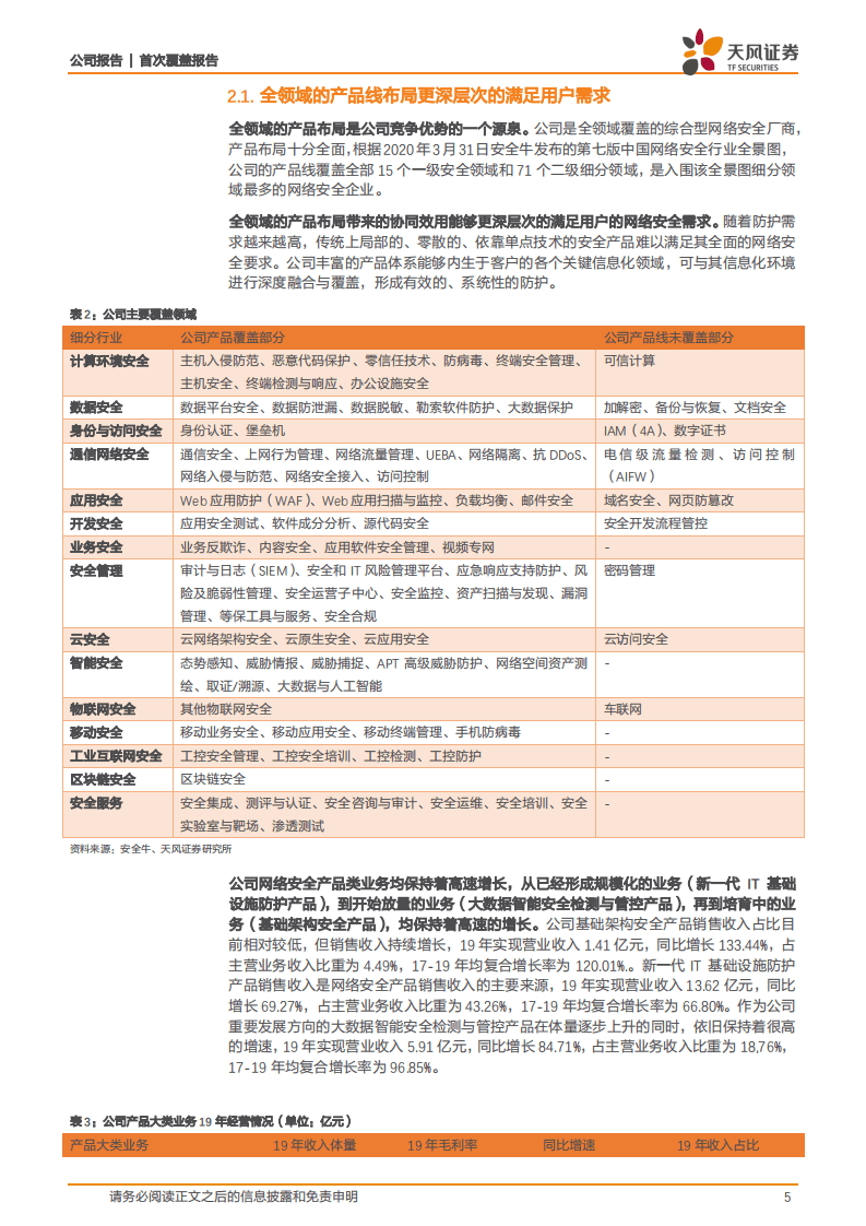 奇安信-龙头优势持续扩大，规模与效率双向提升-20201031.pdf 第5页