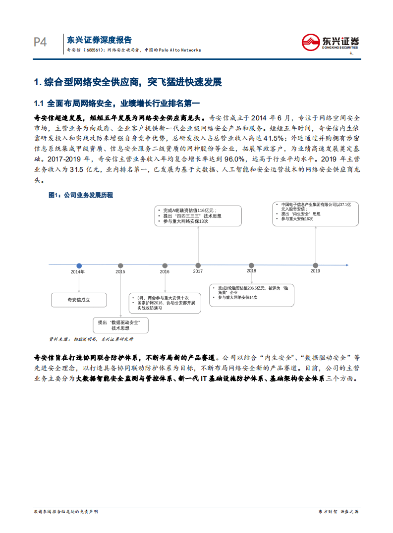 奇安信-网络安全破局者，中国的Palo Alto Networks-20200920.pdf 第4页