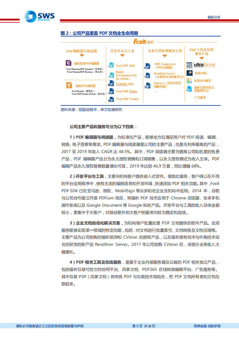 福昕软件-深度研究：云化升级中的国产PDF领军-20200904.pdf 第6页