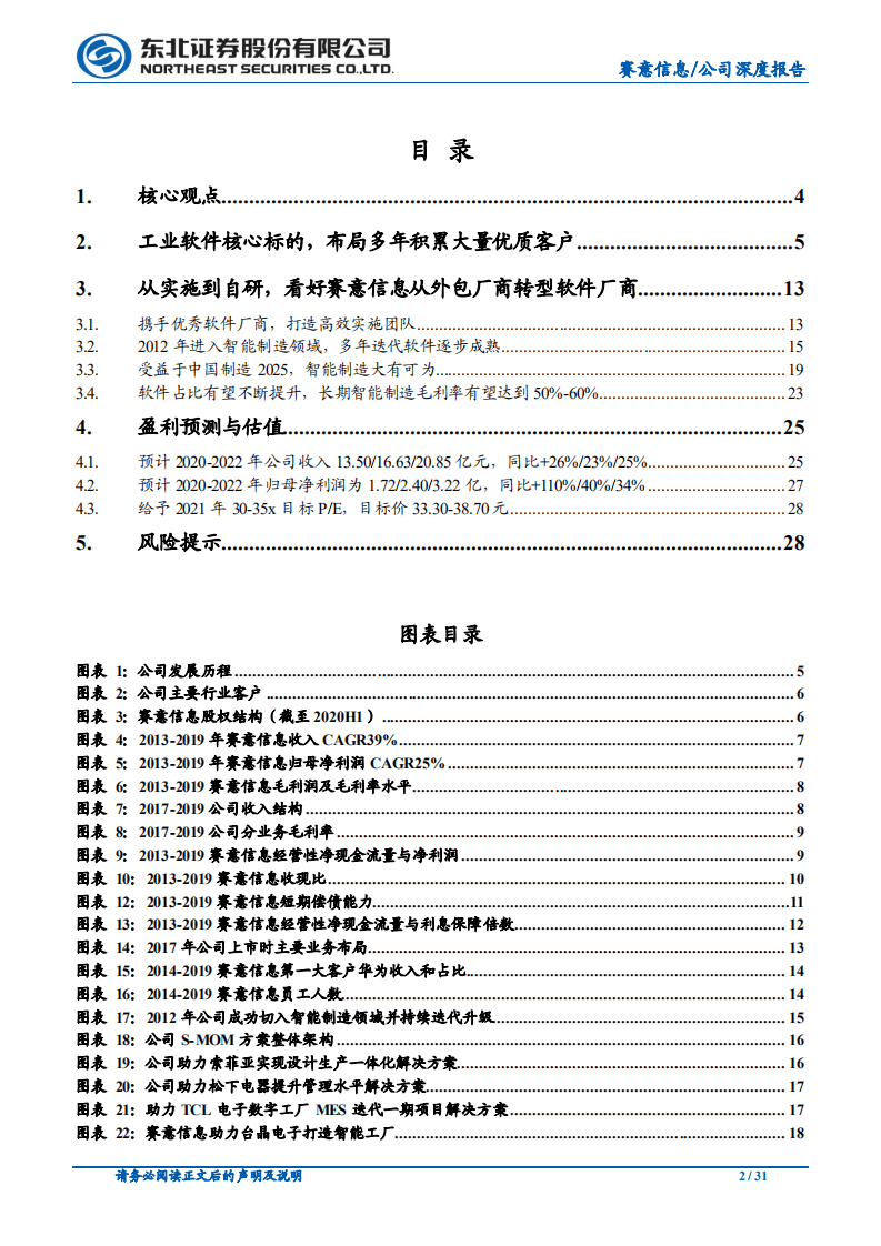 赛意信息-工业智造核心标的，积极转型软件厂商-20201013.pdf 第2页