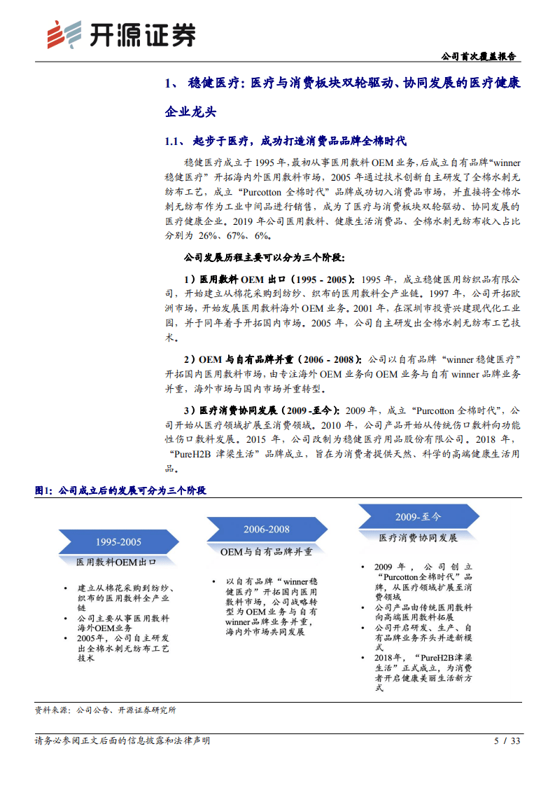 稳健医疗-公司首次覆盖报告：医疗与消费板块双两轮驱动的医疗健康企业龙头-20200922.pdf 第5页