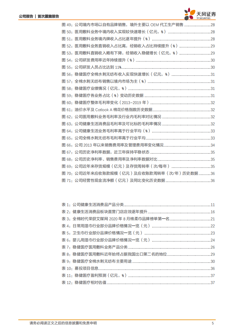 稳健医疗-首次覆盖报告：医用敷料+生活消费品双轮驱动，掘金全棉时代-20200926.pdf 第5页