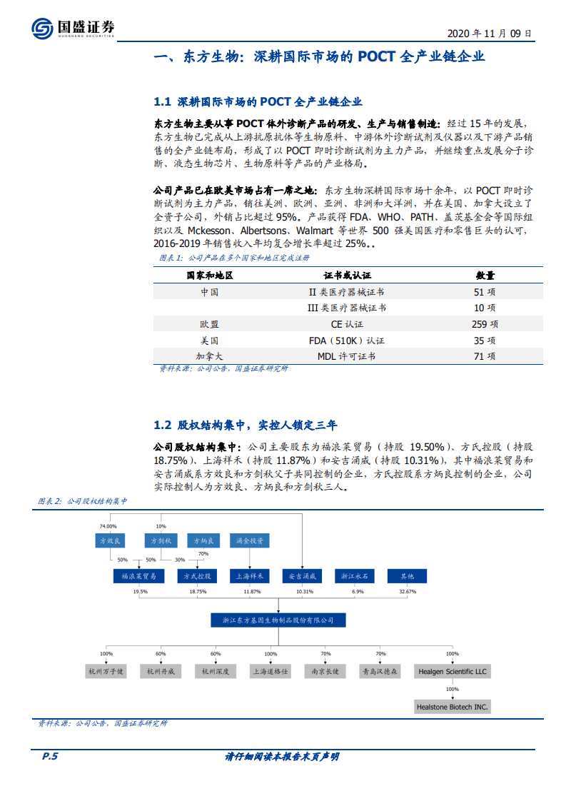 东方生物-深耕POCT国际市场，新冠抗原检测带动业绩快速增长-20201109.pdf 第5页