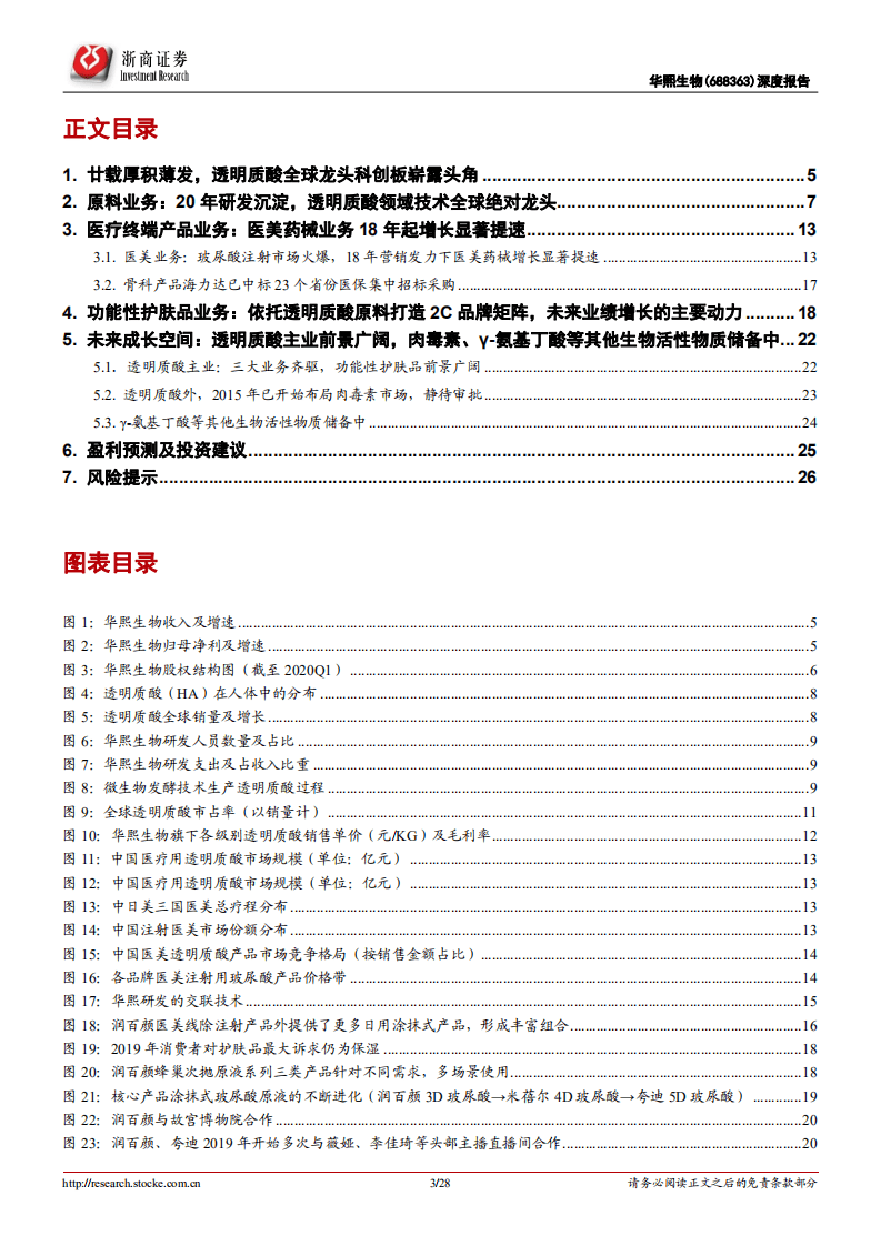华熙生物-深度报告：透明质酸全球龙头，廿载厚积薄发尽享行业红利-20200806.pdf 第3页