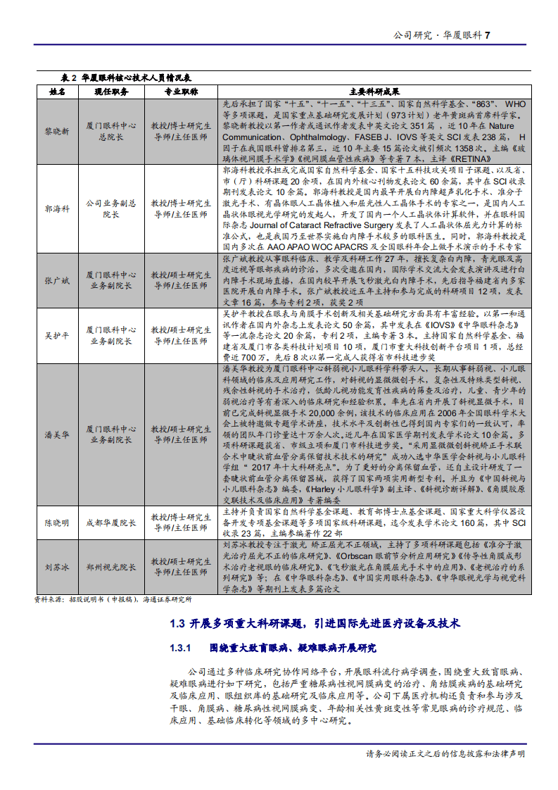 2020年华厦眼科发展屈光配镜项目，布局空白城市企业深度研究报告.pdf 第6页