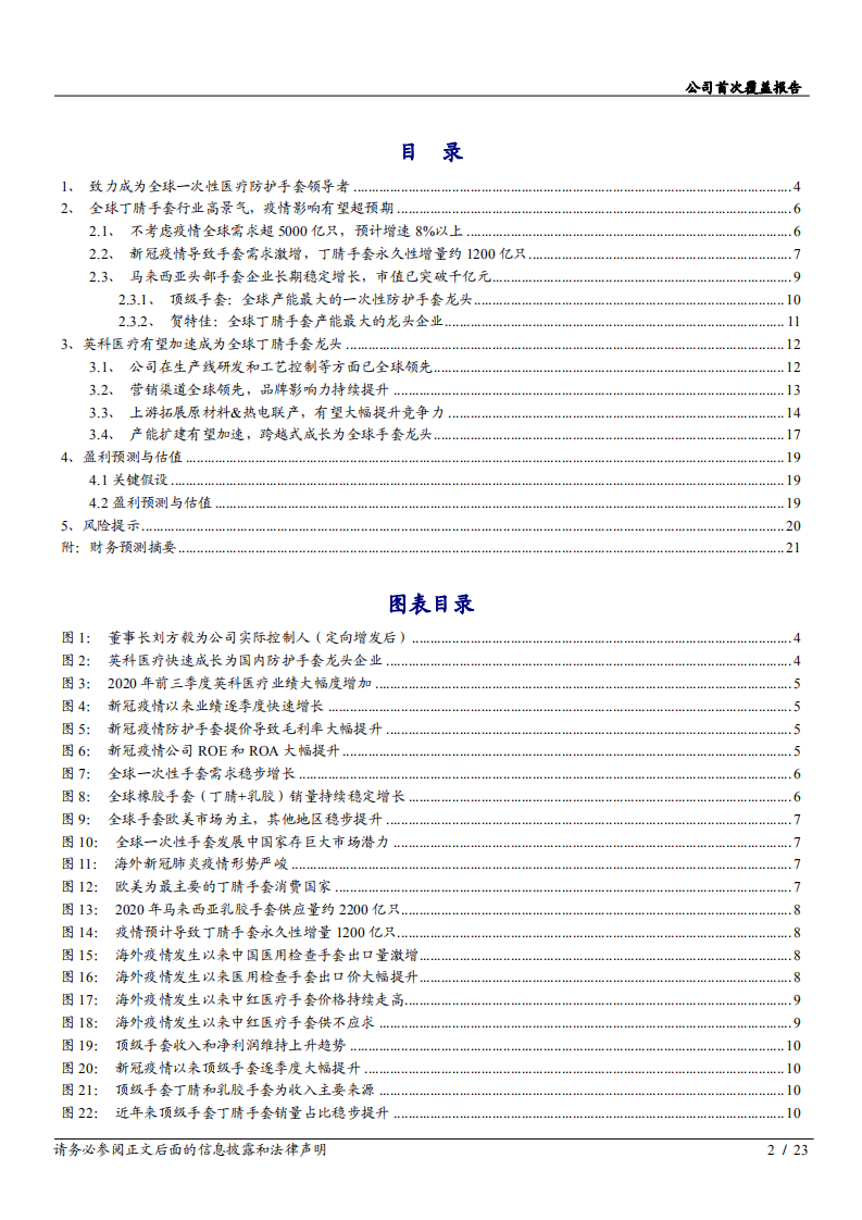 2020年英科医疗加速成为全球手套龙头企业深度研究报告.pdf 第1页