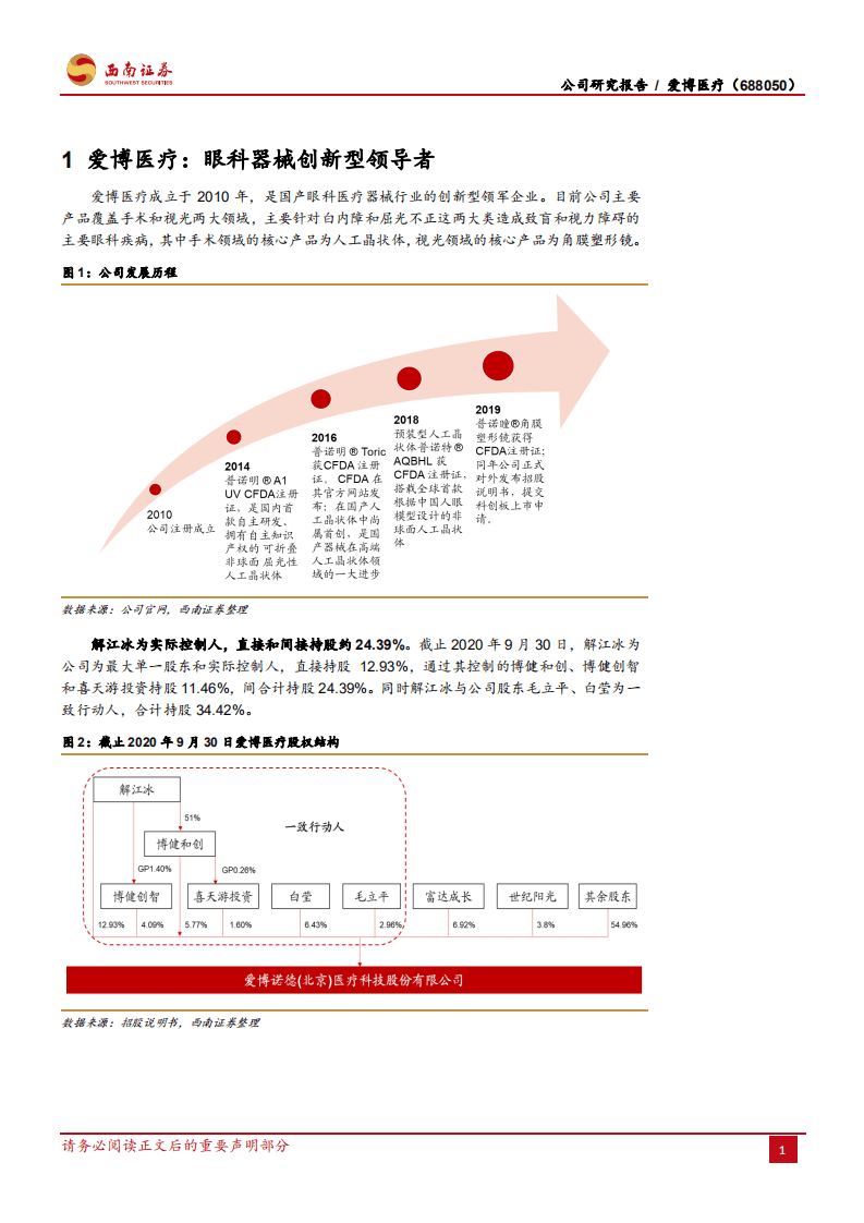 爱博医疗-高速成长的国内眼科器械创新型领军企业-20201107.pdf 第5页