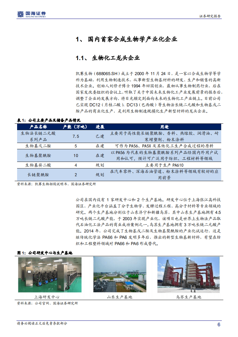 凯赛生物-深度报告：合成生物产业化龙头，前景广阔-20200904.pdf 第6页