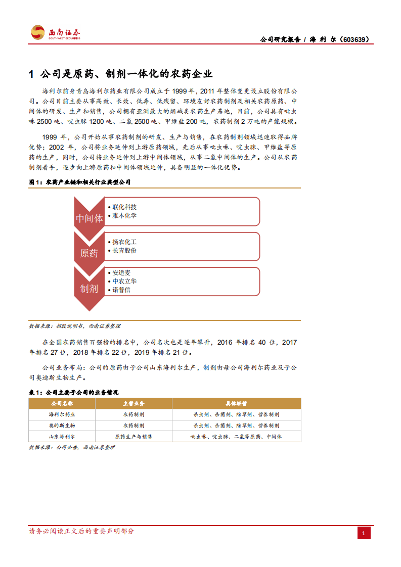 海利尔-原药制剂一体化优势明显，新品空间大-20200807.pdf 第5页