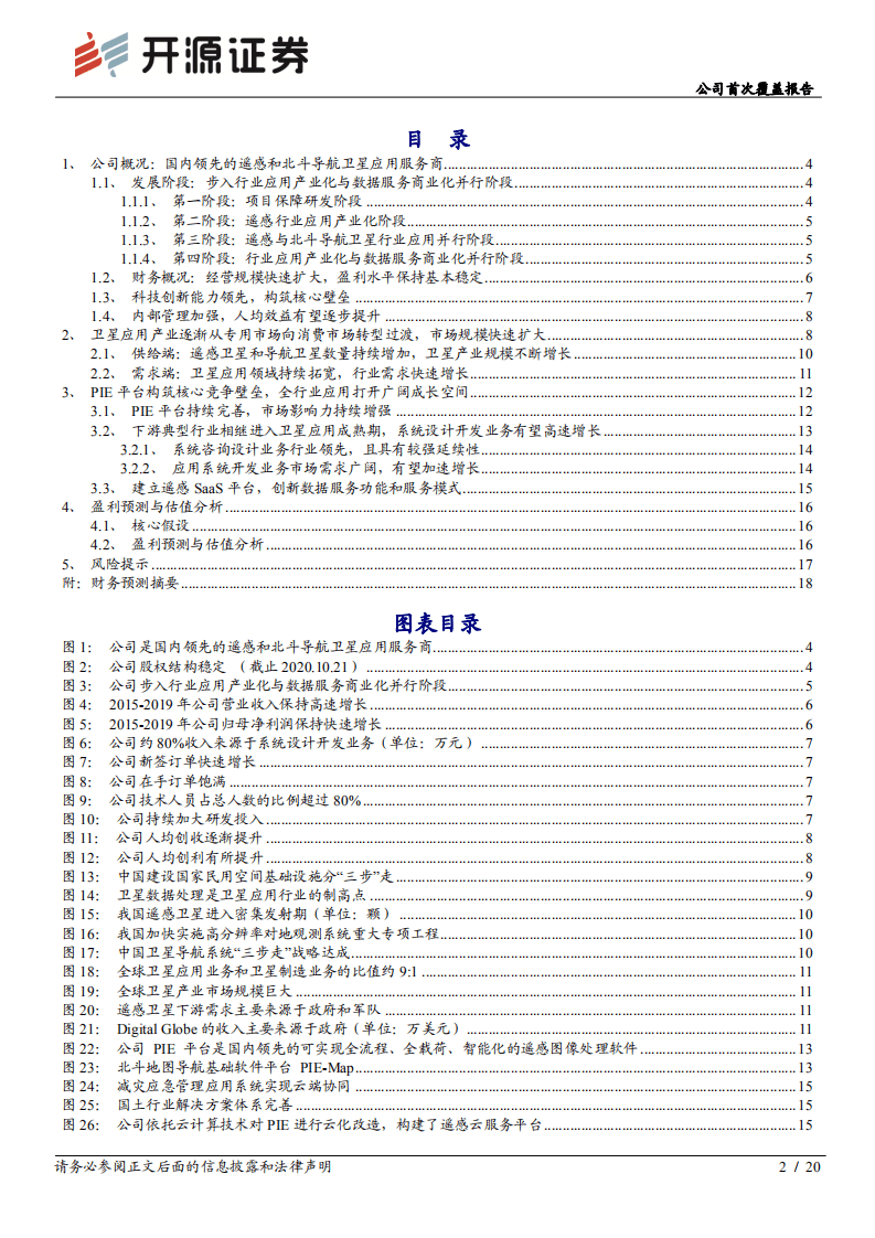 航天宏图-公司首次覆盖报告：卫星应用服务领军，遥感SaaS高速增长-20201024.pdf 第2页