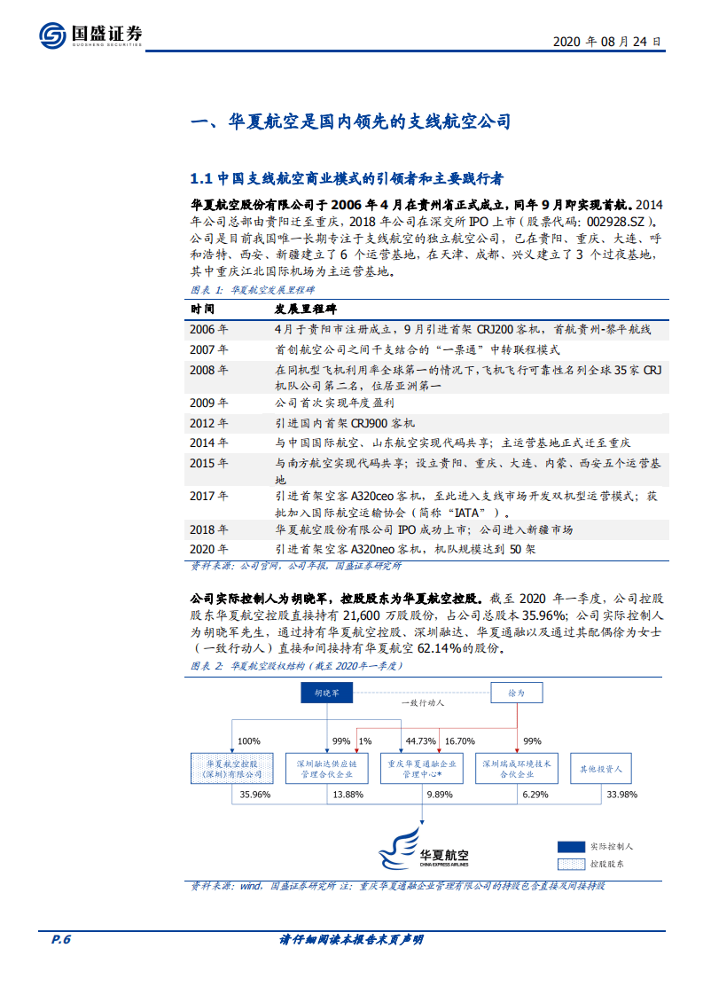 华夏航空-支线起舞，华夏腾飞-20200824.pdf 第6页