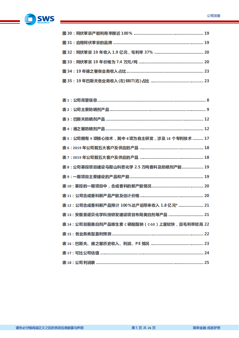 科思股份-全球知名化学防晒剂制造商，新品及新领域拓展助力公司持续发展-20201026.pdf 第5页