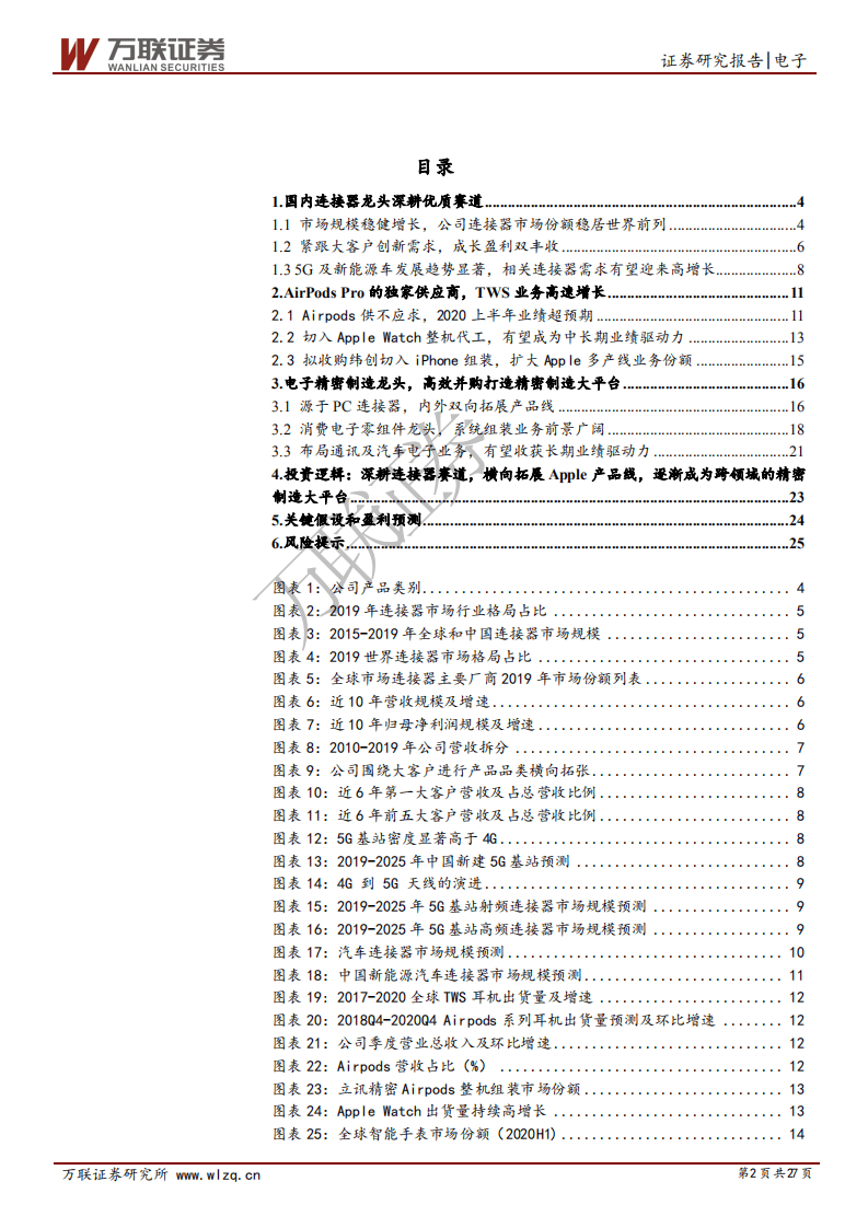 立讯精密-首次覆盖报告：合纵连横，精密制造大平台稳步崛起-20201023.pdf 第2页